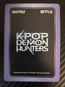 KAYOU Kpop Demon Hunters CCG HUNTRIX MIRA UR Card KPDH01-UR-002 - Image 3