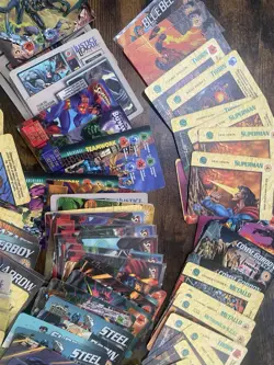 Classic OverPower HUGE DC Card Lot - Almost 300 Cards MINT - Image 2