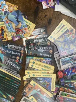Classic OverPower HUGE DC Card Lot - Almost 300 Cards MINT - Image 4