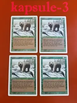 4x Grizzly Bears | Revised | MTG Magic The Gathering Cards - Image 1