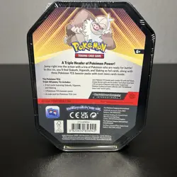 Slaking Pokemon TCG Triple Whammy Tin Sealed 3 Booster Packs & Promo Cards - Image 2