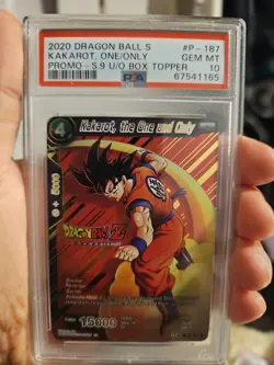 2020 DRAGON BALL SUPER CARD GAME SERIES 9 UNIVERSAL ONSLAUGHT #P-187 KAKAROT,... - Image 1