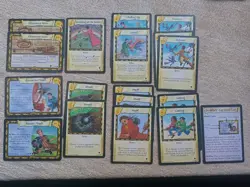 HARRY POTTER TCG TRADING CARD GAME 2001- 18 Card Bundle Quidditch Cards Spells - Image 1
