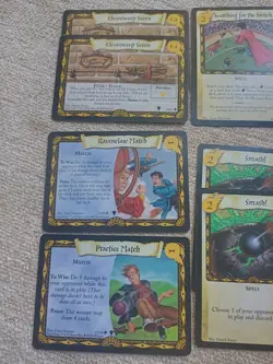 HARRY POTTER TCG TRADING CARD GAME 2001- 18 Card Bundle Quidditch Cards Spells - Image 2