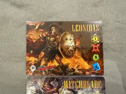 Overpower Card Game CCG Leonidas & Witchblade Stamp Promo Set NYCC 2024 - Image 3