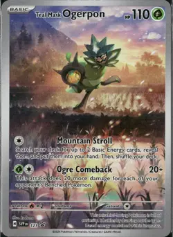 Teal Mask Ogerpon Holo Promo SV: Scarlet & Violet Promo Cards 123 NM - Image 1