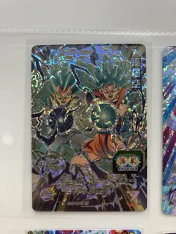 Super Dragon Ball Heroes Goku Blue SSGSS Holo 4 Promo Card Set Official Japan - Image 2