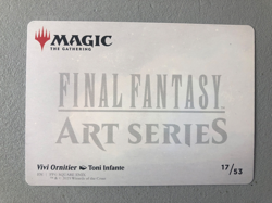 Mtg Magic Final Fantasy FFIX Vivi Ornitier Art Card Gold Stamp English NM - Image 2