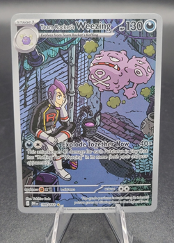 Team Rocket's Weezing - Illustration Rare SV10: Destined Rivals 199/182 NM Card - Image 1