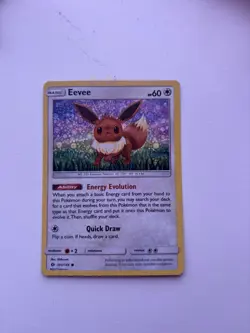 Pokemon TCG Eevee 101/149 Cosmos Holo Promo Card Sun & Moon Base Set Exclusive - Image 1