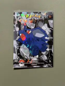 Nidoran (M) #032 Cracked Ice Holo Crystal Card Collection 2025 - Shadow Pokemon - Image 1