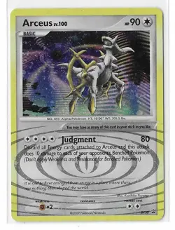 Arceus DP50 Black Star Promo Diamond & Pearl Cosmos Pokemon TCG Card LP - Image 1