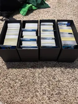 bulk Pokemon cards about 4 etbs worth sorted by type - Image 2