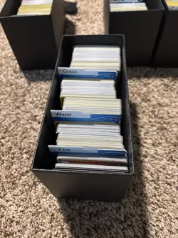 bulk Pokemon cards about 4 etbs worth sorted by type - Image 4