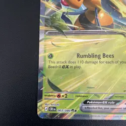 003/086 Beedrill ex Double Rare Pokemon Chaos Rising ME04 NM - Image 4