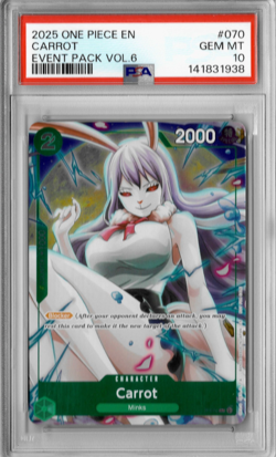 2025 One Piece EN Carrot Event Pack Vol. 6 PSA 10 - Image 1