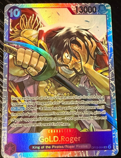 One Piece TCG OP13-064 (Gol D. Roger) Carrying On His Will NM Foil - Image 1