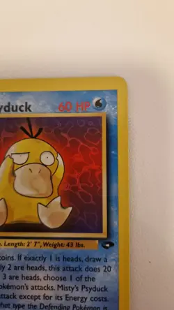 Pokemon Card Misty's Psyduck 90/132 1st Edition Gym Challenge WOTC Vintage EX/NM - Image 2