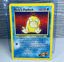 Misty's Psyduck 90/132 Gym Challenge Common Pokemon Card - Image 1