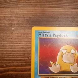 Misty's Psyduck 90/132 Gym Challenge Pokemon Card WOTC - Image 3