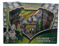 Pokemon TCG: Galarian Sirfetch'd V Box.- Factory Sealed Box. 820650807374 - Image 1