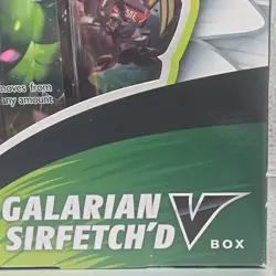 Pokemon TCG: Galarian Sirfetch'd V Box.- Factory Sealed Box. 820650807374 - Image 2