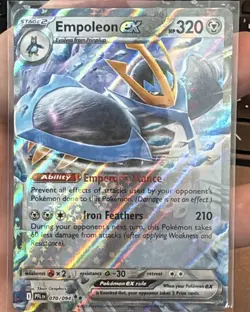 Empoleon ex 070/094 Holo NM Pokemon Card ME02 Phantasmal Flames - Image 1