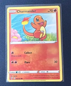 Charmander 023/185 NM Pokemon Card SWSH04 Vivid Voltage - Image 1