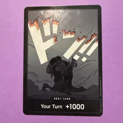 Bandai One Piece Don!! Card Your Turn +1000 Portgas D. Ace Promo Foil AA - Image 1