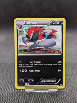 Pokemon Card Zoroark Emerging Powers Holo Rare 67/98 NM - Image 1