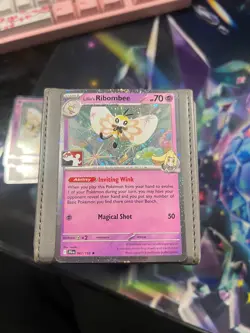 Lillie's Ribombee 067/159 HOLO PLAY STAMP PRIZE PACK - NM Pokemon Card - Image 1