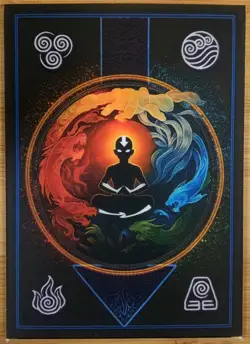 MTG Card Sleeves 100ct Artist Classic Series - Avatar/Airbender NEW - Image 1