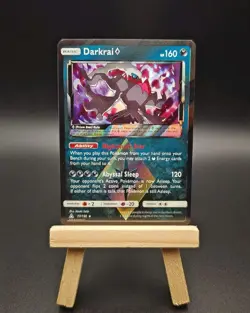 Darkrai – 77/156 – Ultra Prism– Prism rare Pokemon Card – NM - Image 1