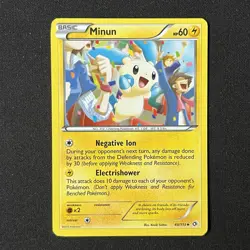 Minun 48/113 Legendary Treasures Pokemon Card - Image 2