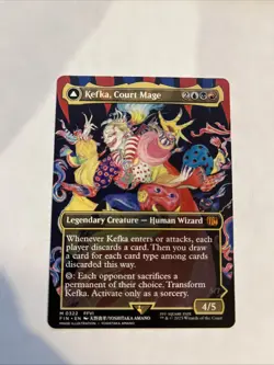 Kefka Court Mage Borderless Nonfoil Card #0322 MTG - Image 1