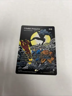 T’Challa’s Protection Teferi’s Protection Nonfoil Superheroes Card #0051 MTG LP - Image 1