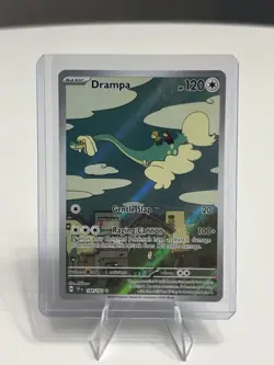Pokemon TCG Drampa Full Art Holo Card 184/162 Temporal Forces Illustration Rare - Image 1