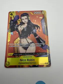 Bandai One Piece Card Game Nico Robin ST29-009 Egghead Foil Trigger Blocker EN - Image 3