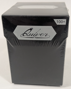Quiver 100+ Standard Deck Box 2 Dividers For Standard Cards Black New Sealed! - Image 1