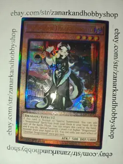 Yugioh Chamber Dragonmaid 1st Edition Prismatic Ultimate Rare RA04-EN032 - Image 1