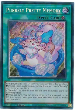 Purrely Pretty Memory x1 RA02-EN072 Secret Rare Yugioh - Image 1