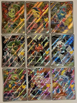 Pokemon TCG First Partner Illustration Collection Series 2 Full Set (9 Cards) - Image 1