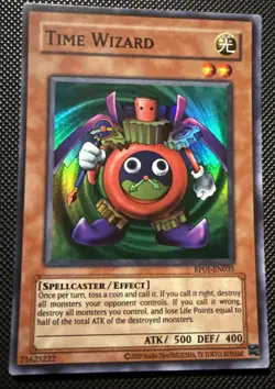 Time Wizard RP01-EN035 Retro Pack Unlimited Near Mint Super Rare Yu-Gi-Oh - Image 1
