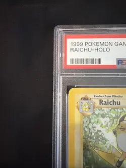 1999 Pokemon Game Raichu #14 Holo PSA 7 14/102 - Image 5