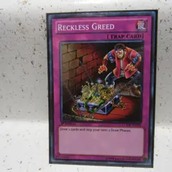 Reckless Greed LCYW-EN285 1st Edition Super Rare Lighlty Played LP - Image 1
