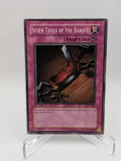 2002 Yu-Gi-Oh TCG SEVEN TOOLS OF THE BANDIT, #SDJ-048 1ST EDITION - Image 1