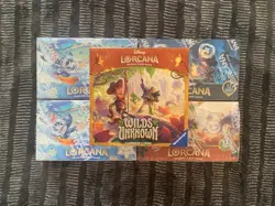 Disney Lorcana Wilds Unknown, Winterspell and Whispers Booster Box Lot - Image 1