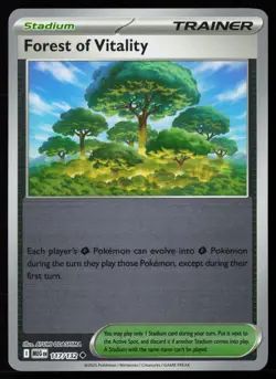 Forest of Vitality 117/132 Reverse Holo Pokemon TCG ME01: Mega Evolution NM - Image 1