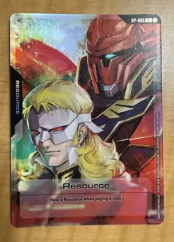 Resource Full Frontal & Sinanju RP-006 Promo English Gundam Card Game BFC - Image 1