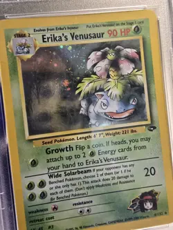 2000 Pokemon Gym Challege Erika's Venusaur 4/132 Holo Rare, NM PSA 7 - Image 2